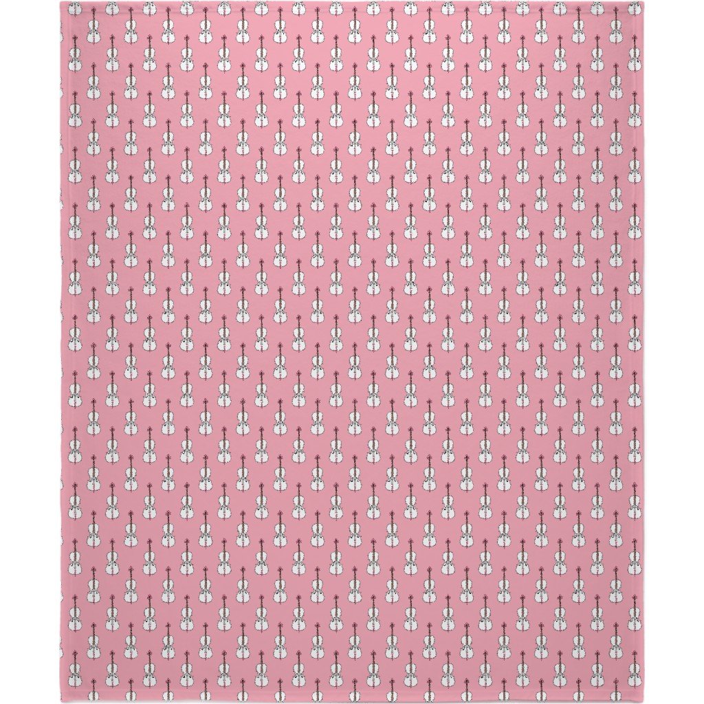 Violins Pink Blanket Shutterfly