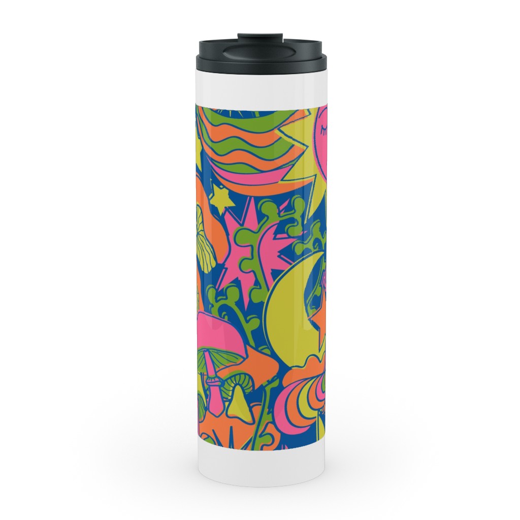 Psychedelic Daydream Blue and Neon Photo Tile Shutterfly