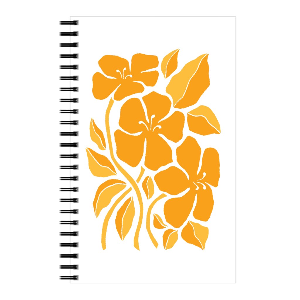 Yellow Floral Notebook Shutterfly