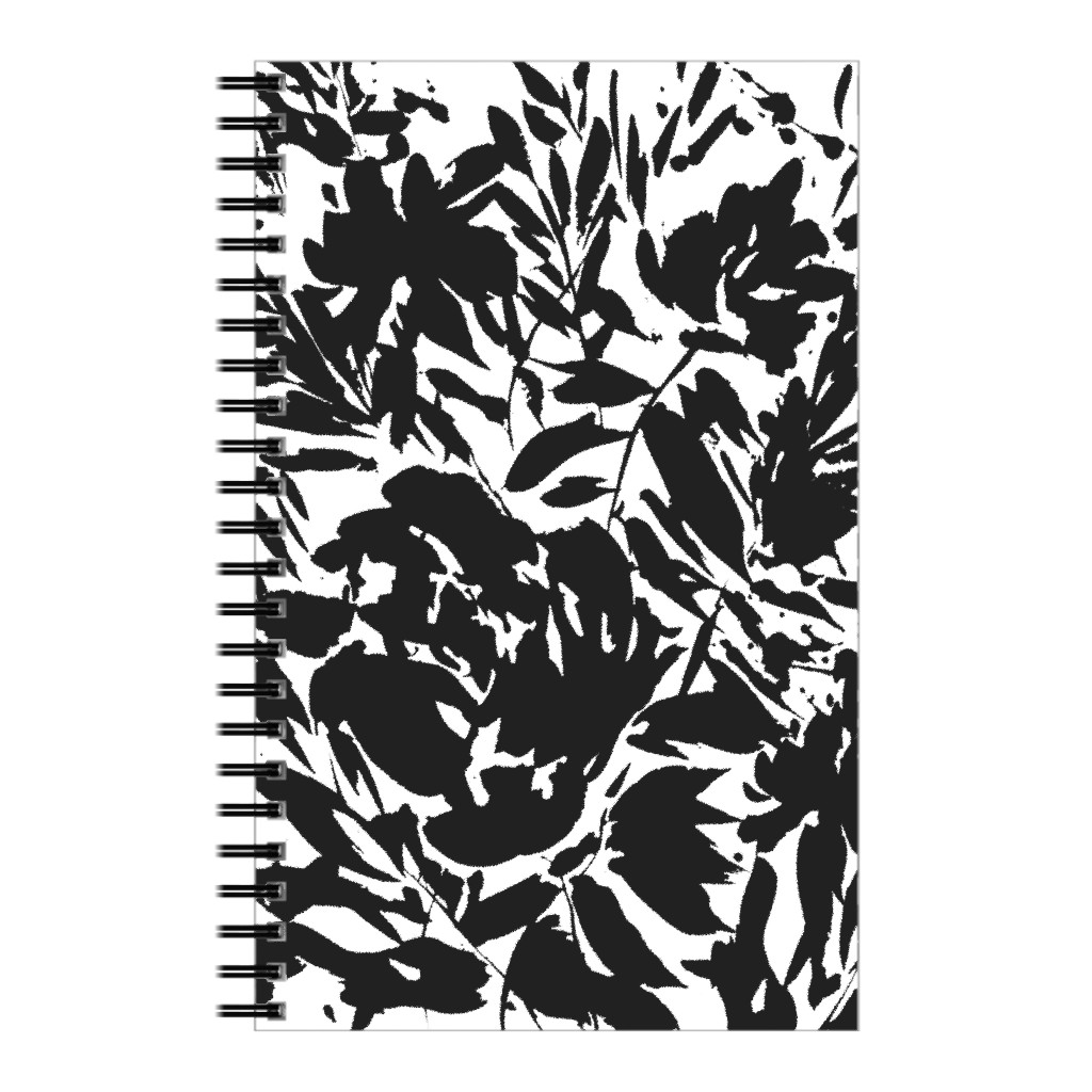 Floral Silhouette Black and White Wall Art Shutterfly