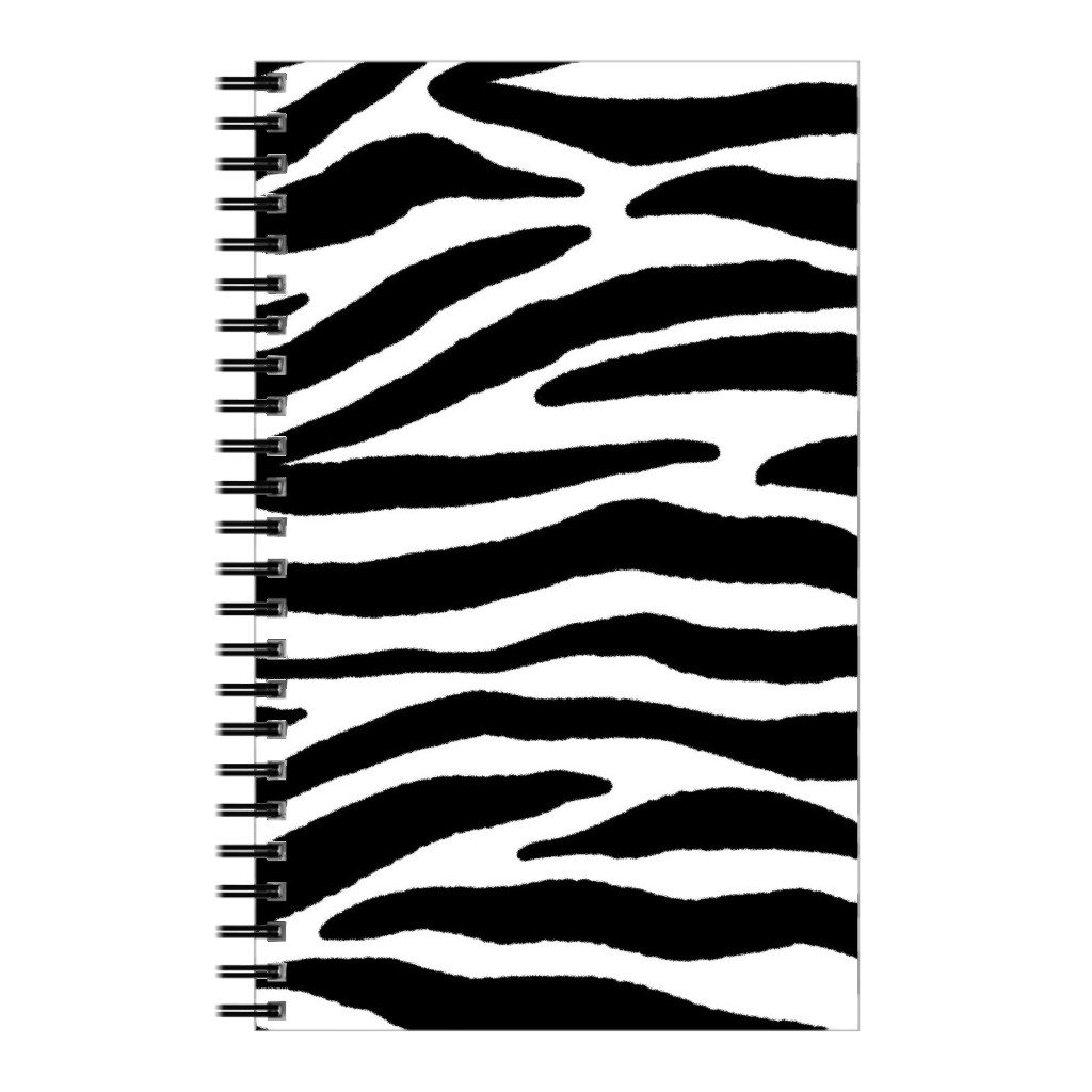 Zebra Print Black and White Notebook Shutterfly