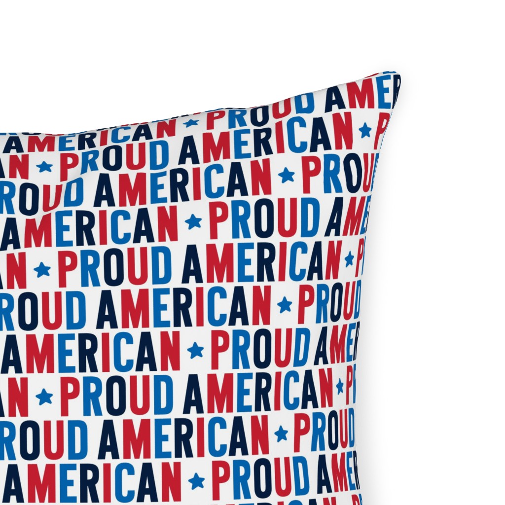 Proud American Red White and Blue Outdoor Pillow Shutterfly
