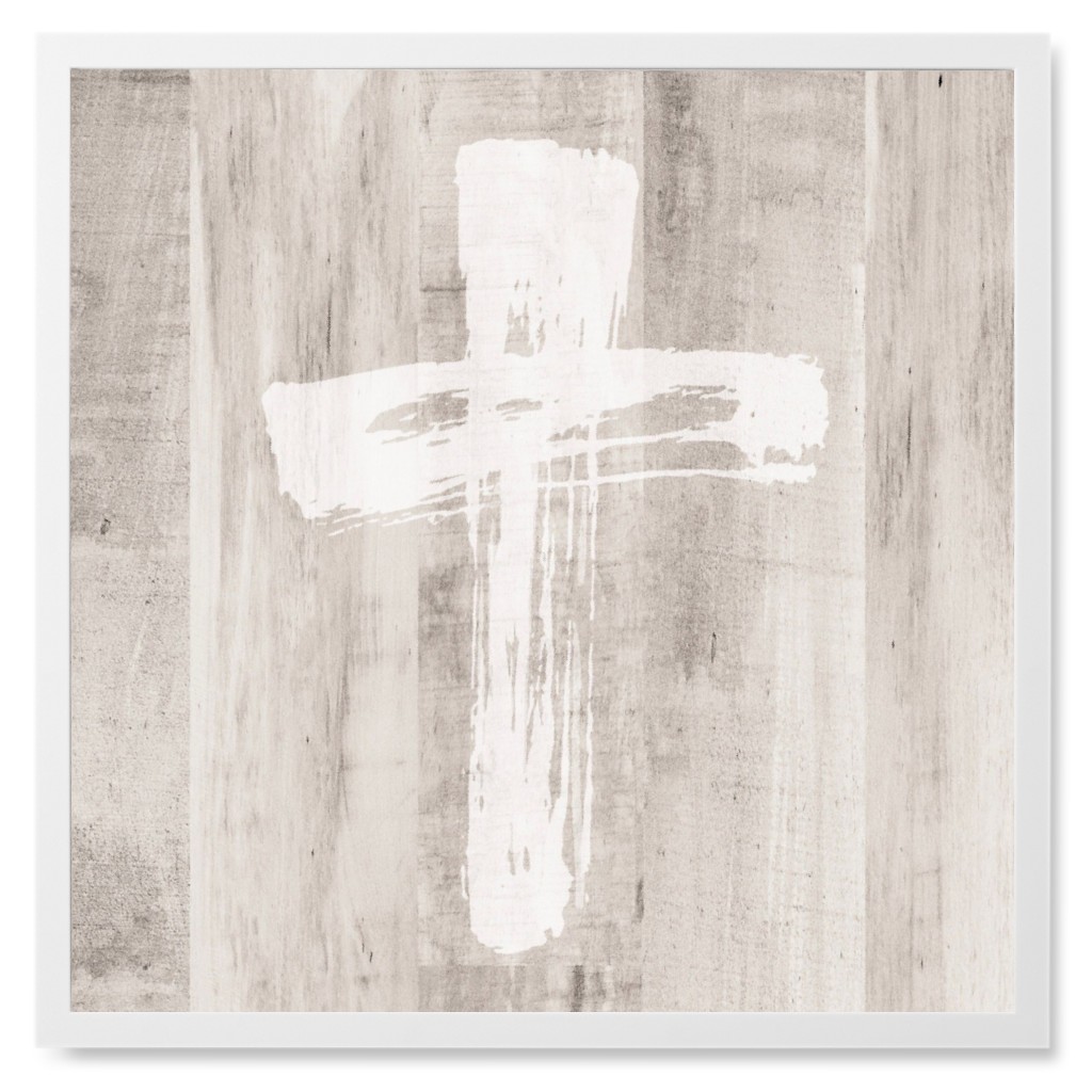 Painted Cross Wood Photo Tile Shutterfly