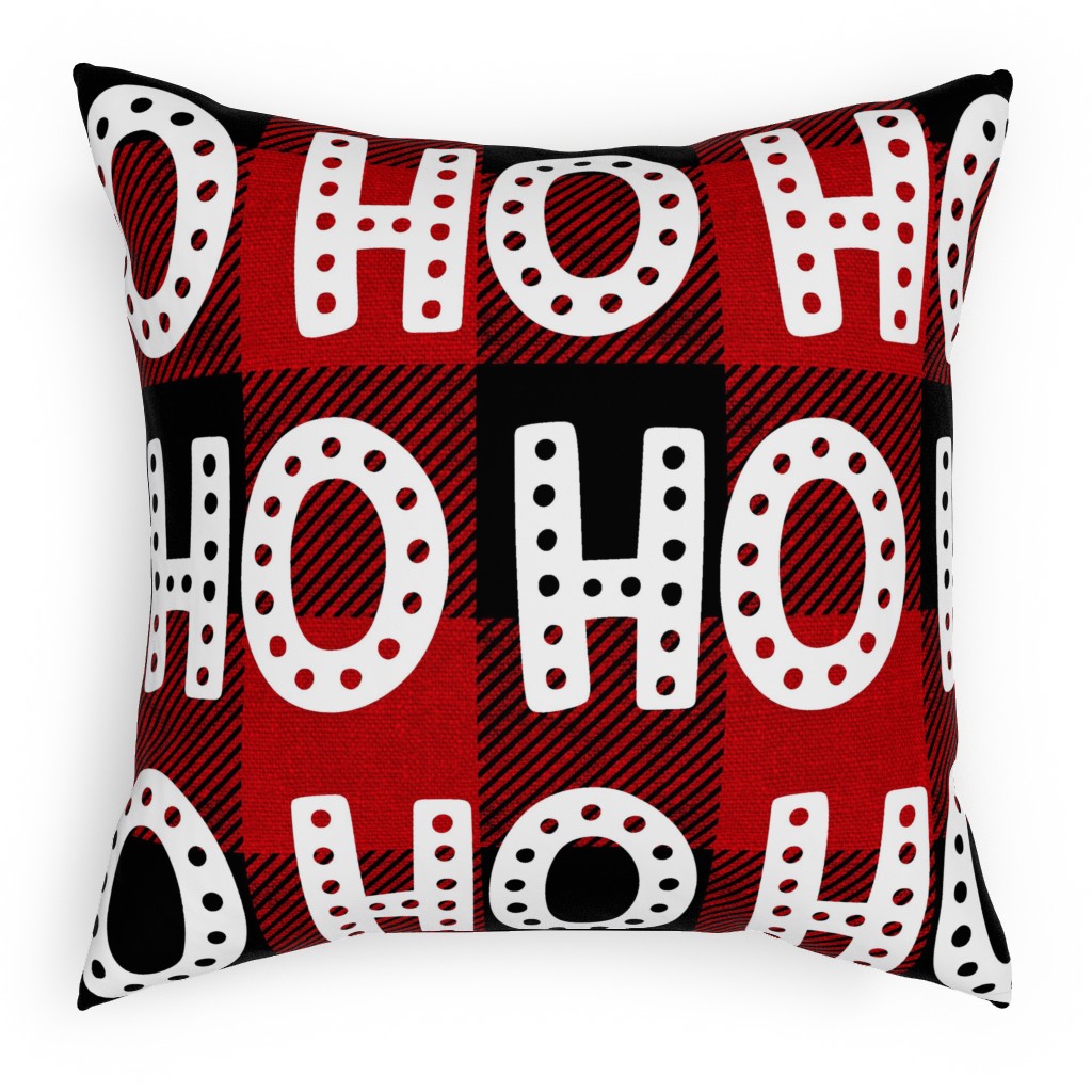 Red And Black Plaid Christmas Pillows Shutterfly