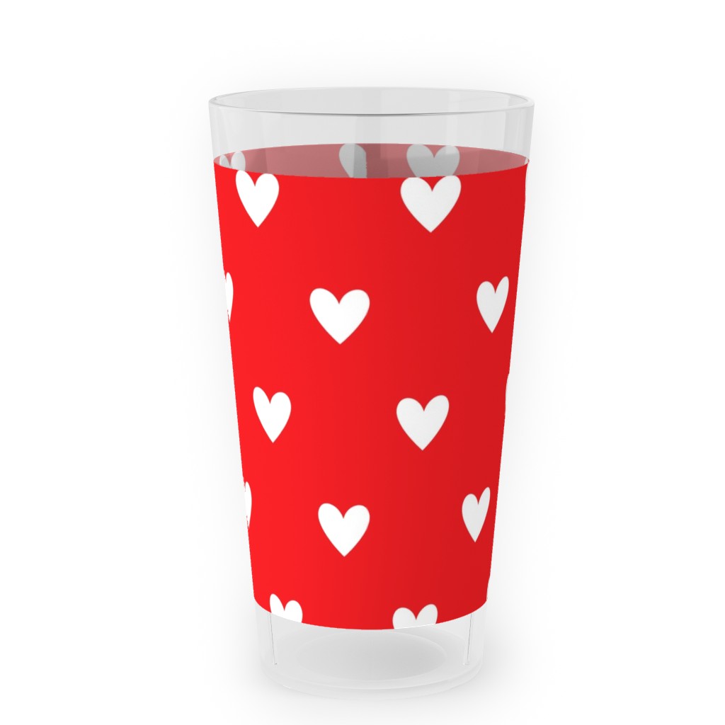 Red Pint Glass Shutterfly