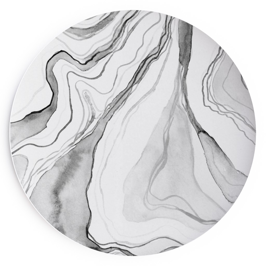 Watercolor Marble Salad Plate Shutterfly