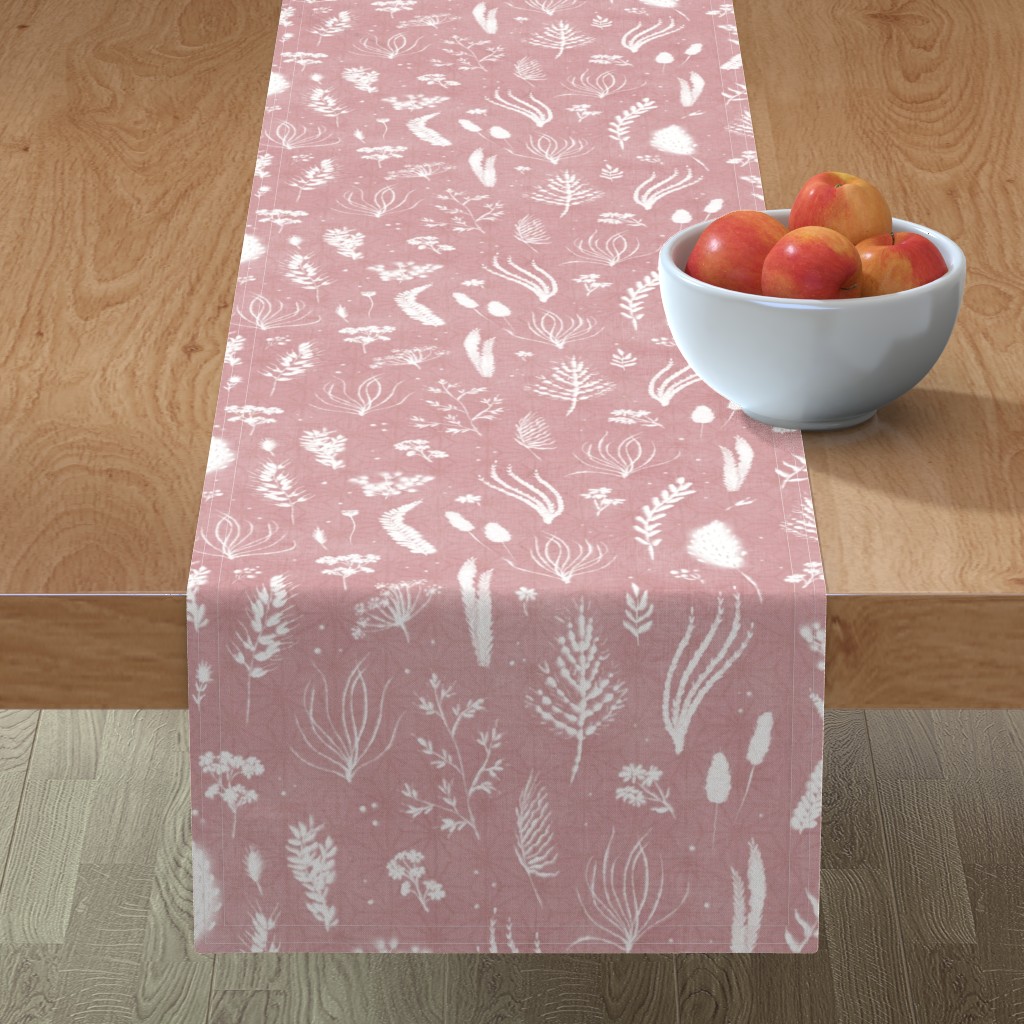 Wild Grass Shibori Mauve Table Runner Shutterfly