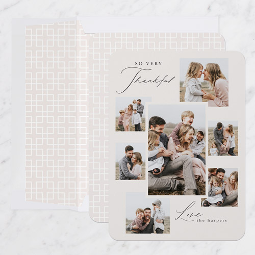 Collage Frame 5x7 Stationery Card by Yours Truly Shutterfly