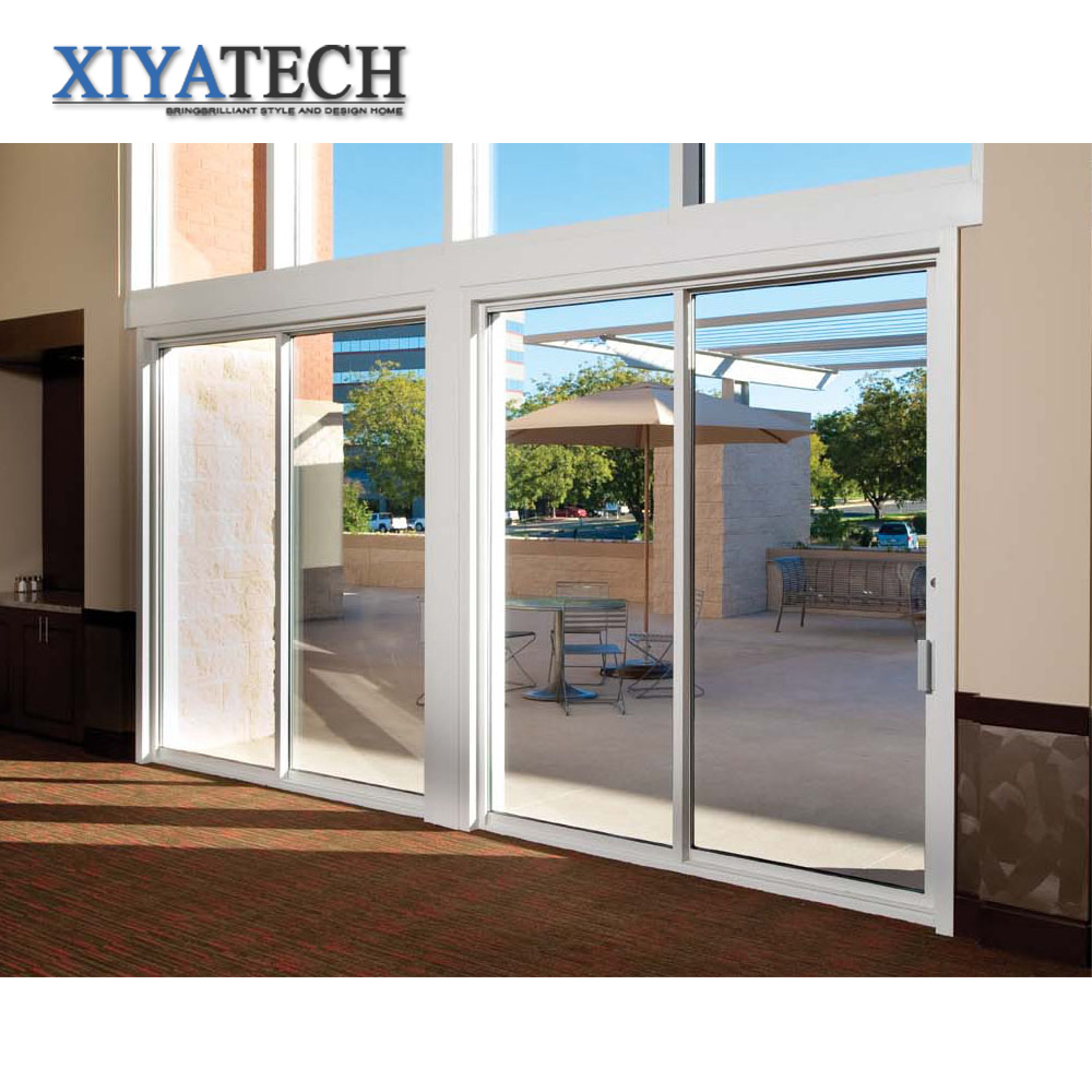 New Design Hurricane Impact Patio Sliding Doors With Screen Aluminum