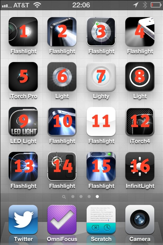 Finding a Good Flashlight App for the iPhone The Brooks Review