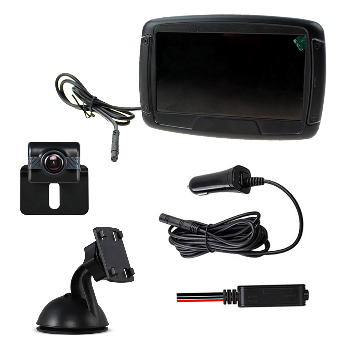 Full Universal Reversing Camera and Colour Monitor Kit NightVision