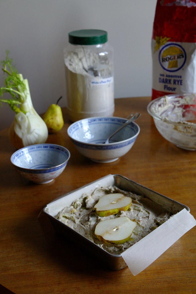 pear, fennel and rosemary cake a learning experience tentimestea