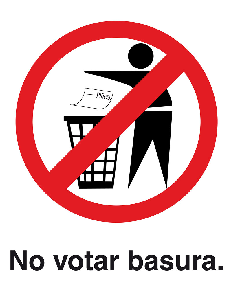 votar o botar la basura votar o botar la basura