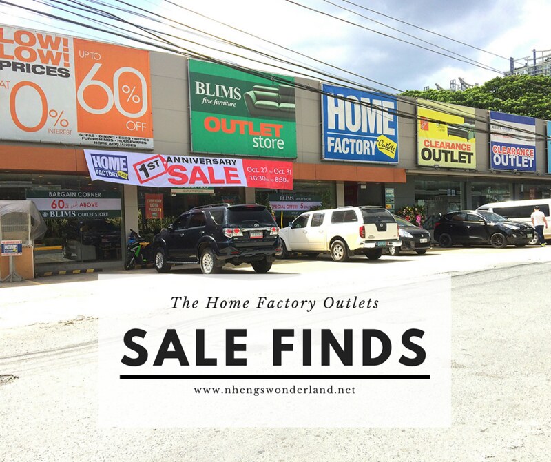 The Home Factory Outlets SALE Finds Nheng's Wonderland