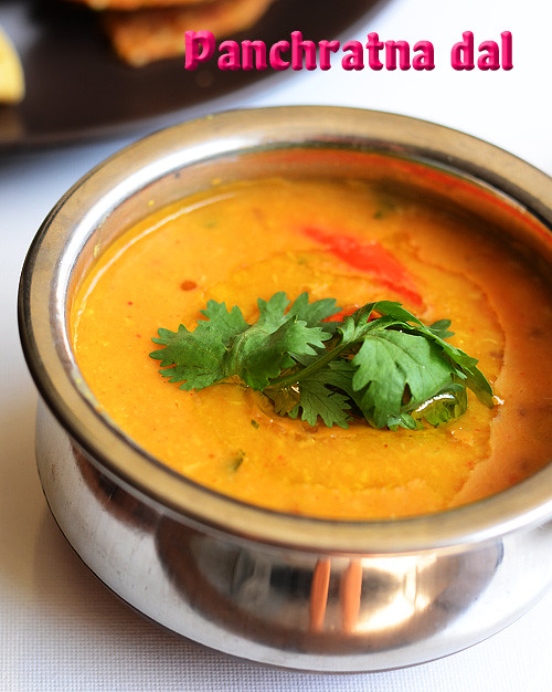 Panchratna dal recipe Panchmel dal Raks Kitchen Indian Vegetarian