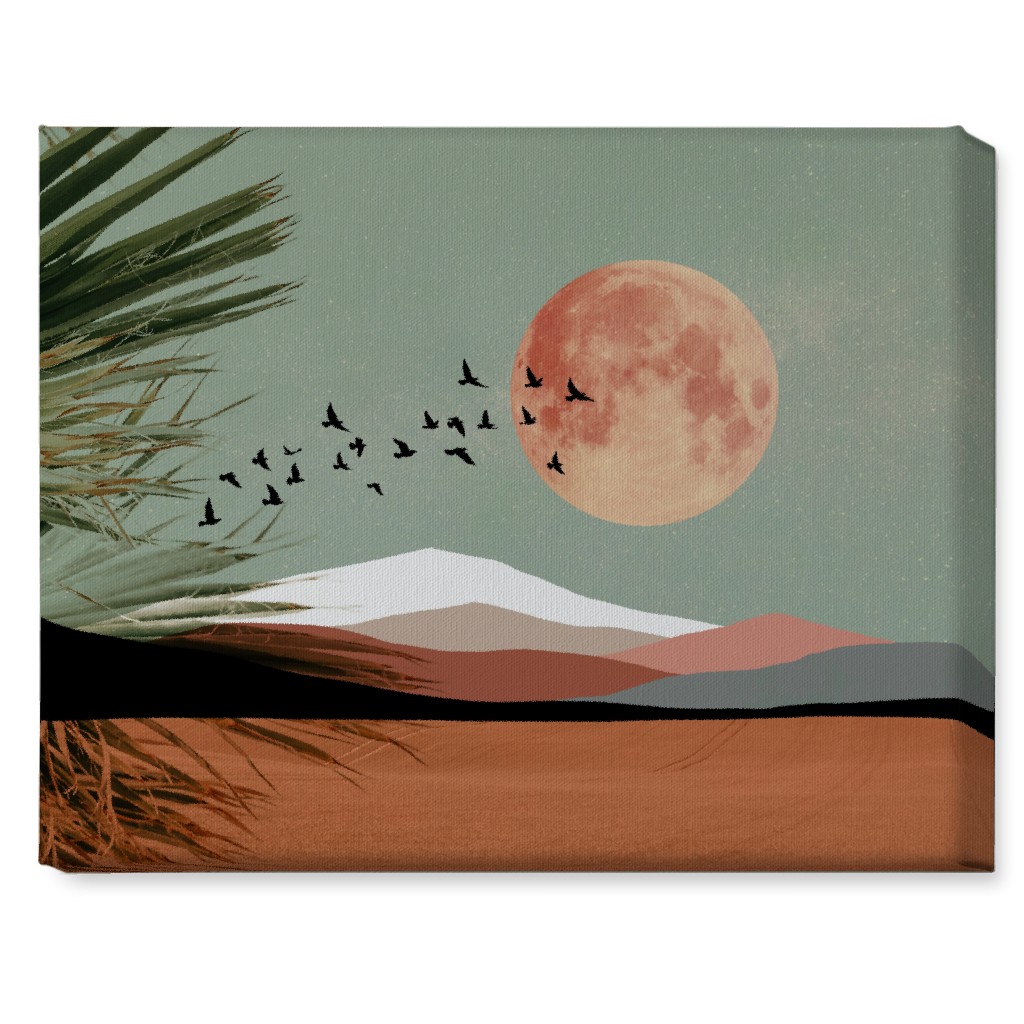 Full Moon Retro Landscape Multi Wall Art Shutterfly