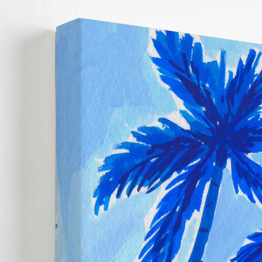 Palm Beach Vibes Blue Wall Art Shutterfly