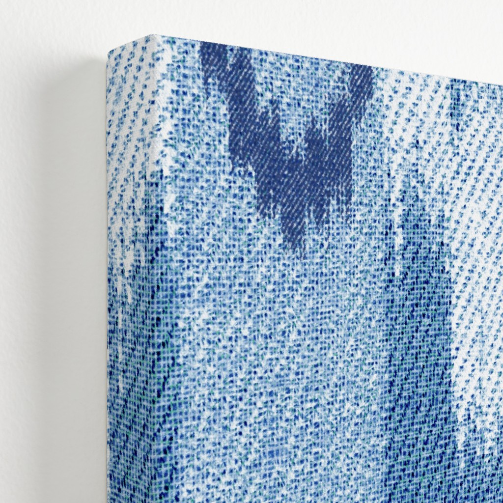 Blue Ikat Wall Art Shutterfly