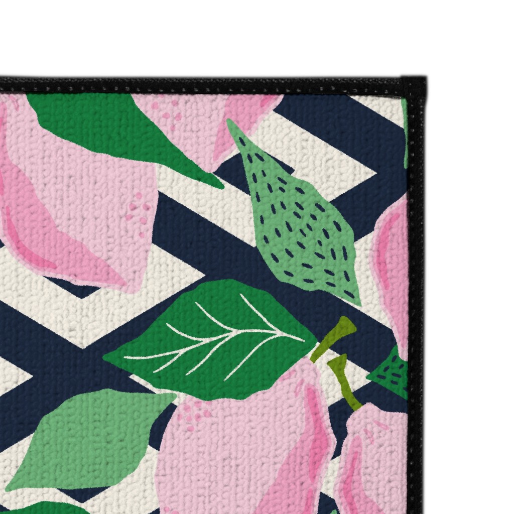 Papercut Lemons Pink Door Mat Shutterfly