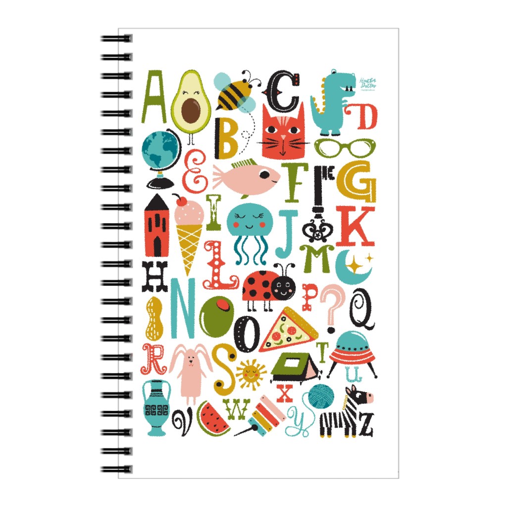 Abc's Illustrated Alphabet Multi Notebook Shutterfly
