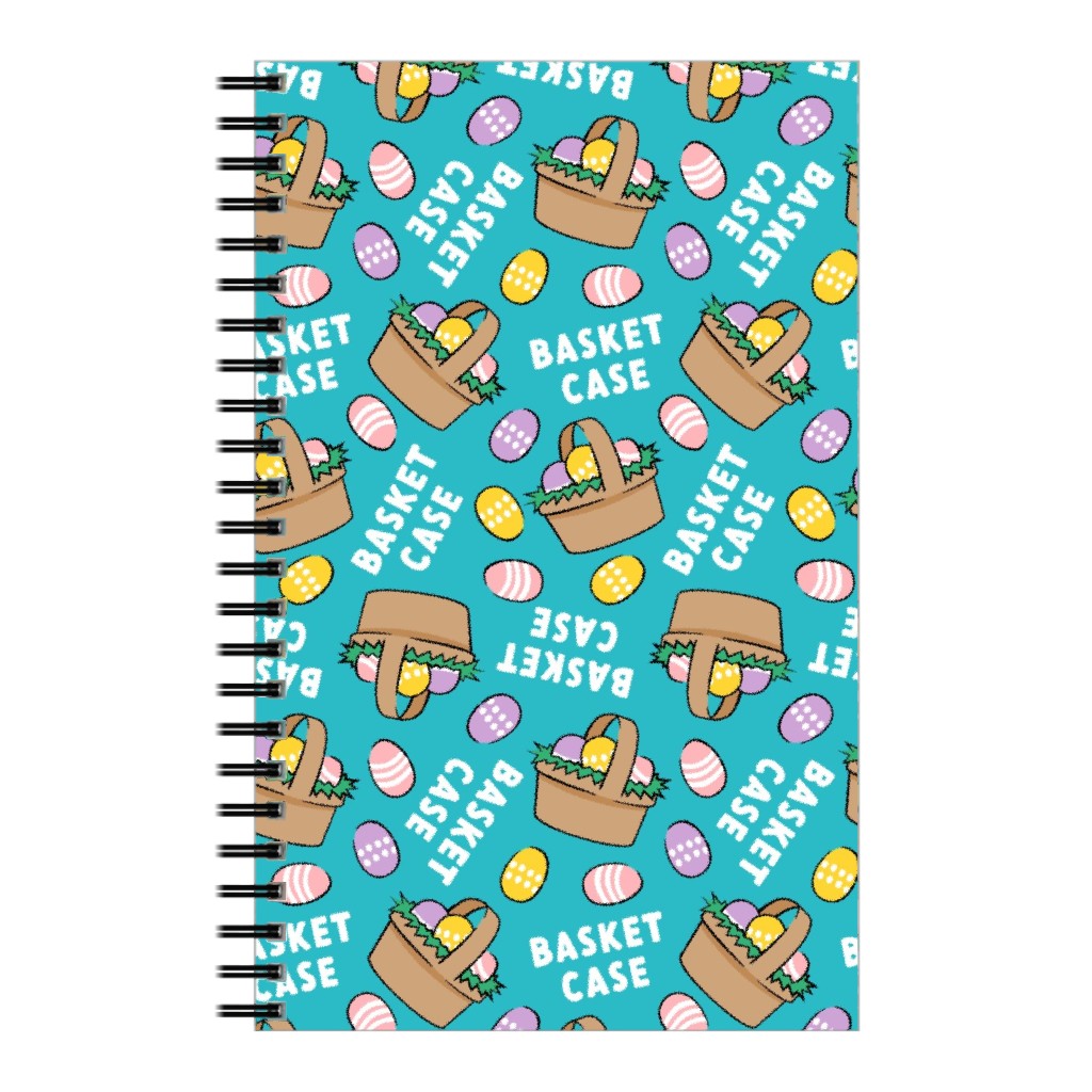 Basket Case Basket and Eggs Blue Notebook Shutterfly