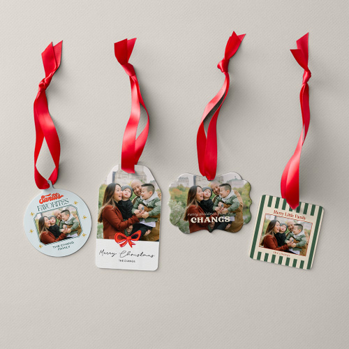 Modern Evergreen Metal Ornament Shutterfly