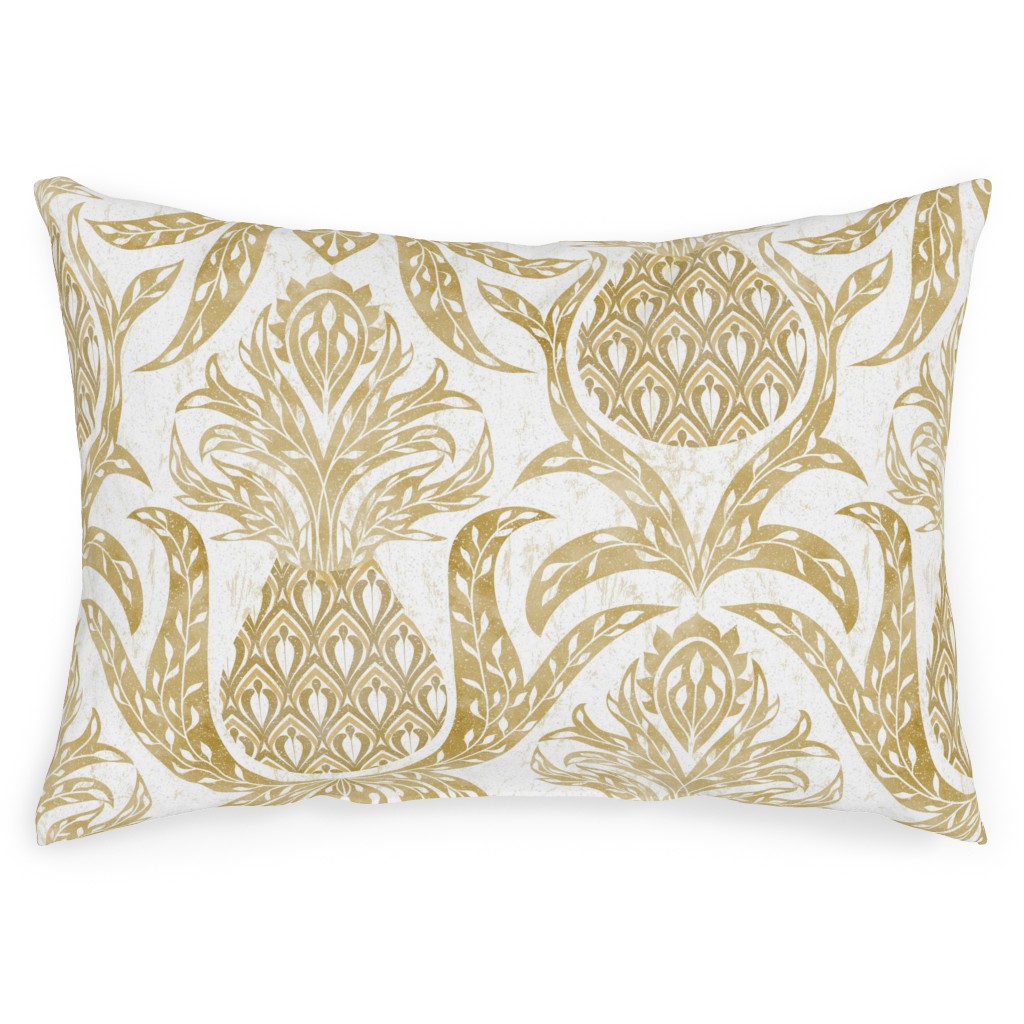 Pineapple Gold Outdoor Pillow Shutterfly