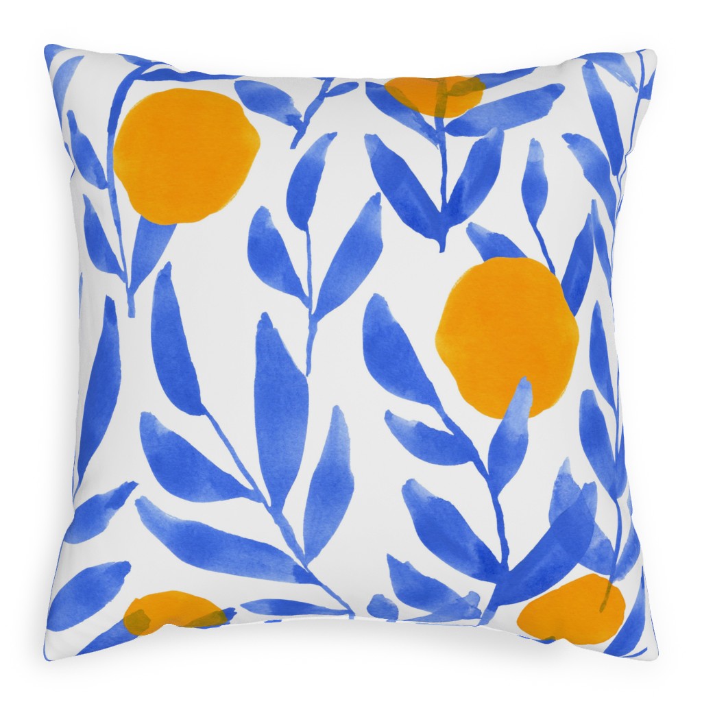 Blue And Orange Pillows Shutterfly