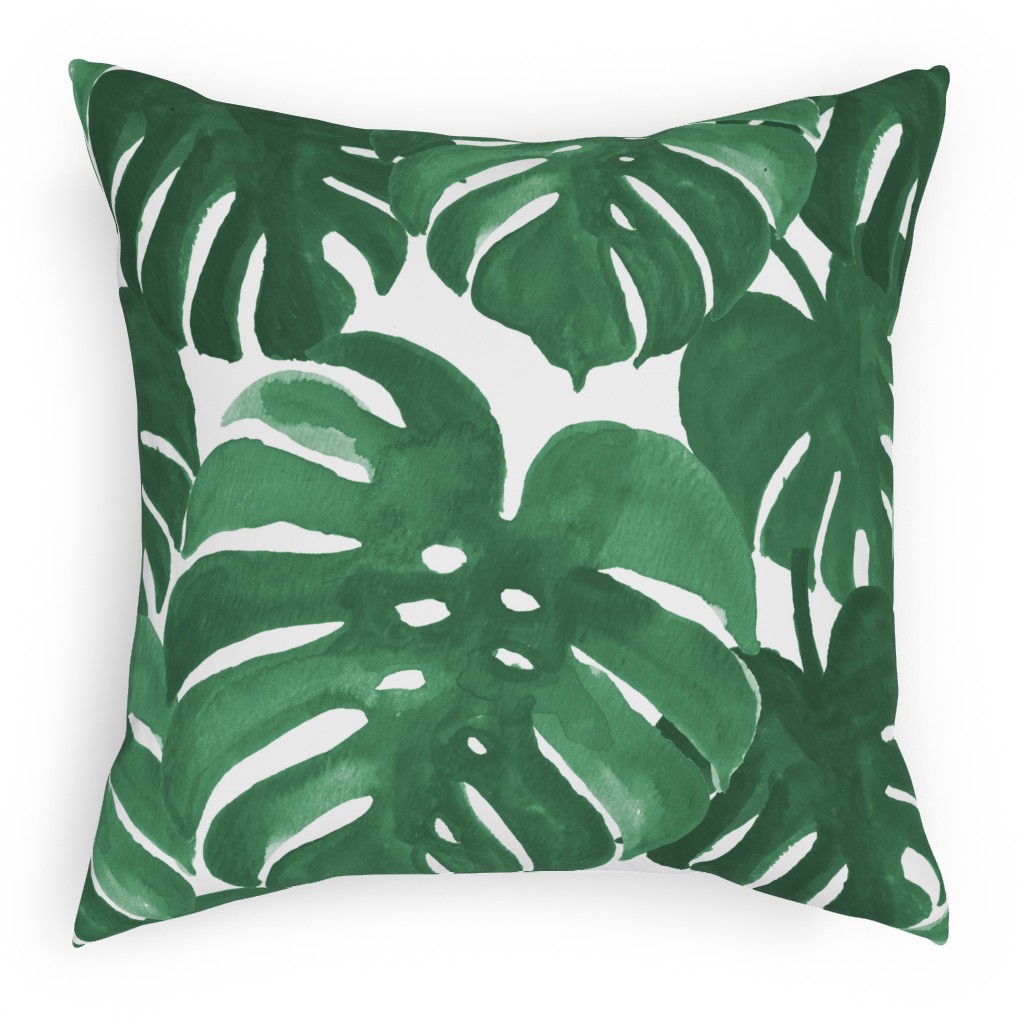 Tropical Palms Green Pillow Shutterfly