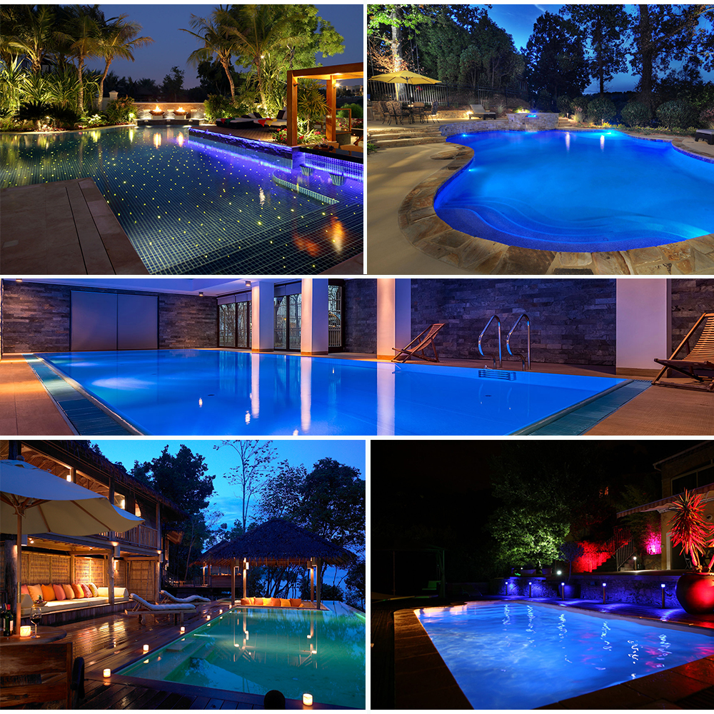 3W RGB Small Swimming Pool Light(vinyl) Jackery