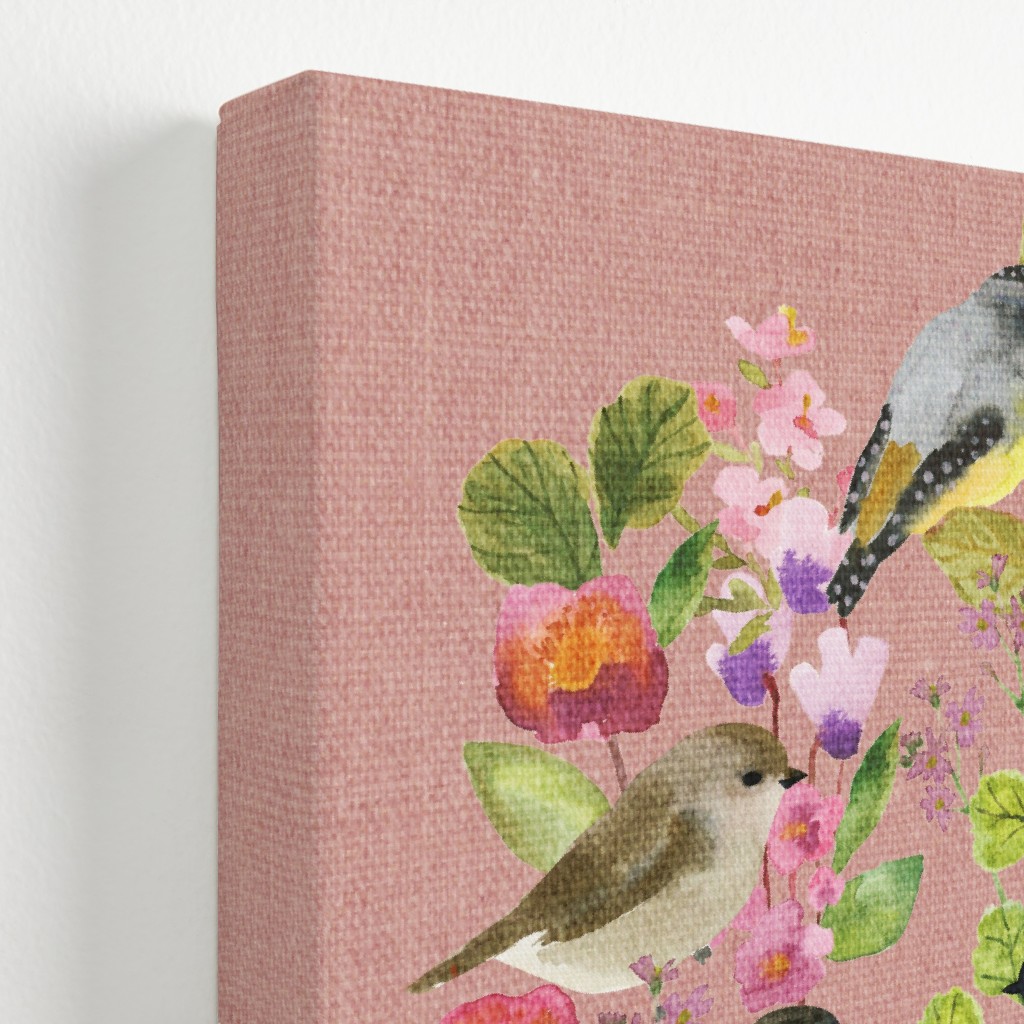 Winter Birds in the Garden Wall Art Shutterfly