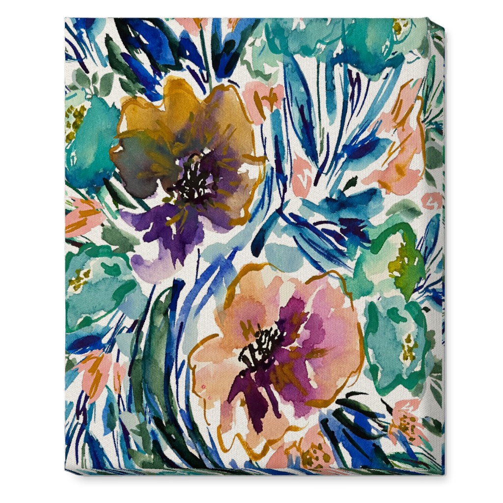 Purple and Blue Florals Multi Wall Art Shutterfly