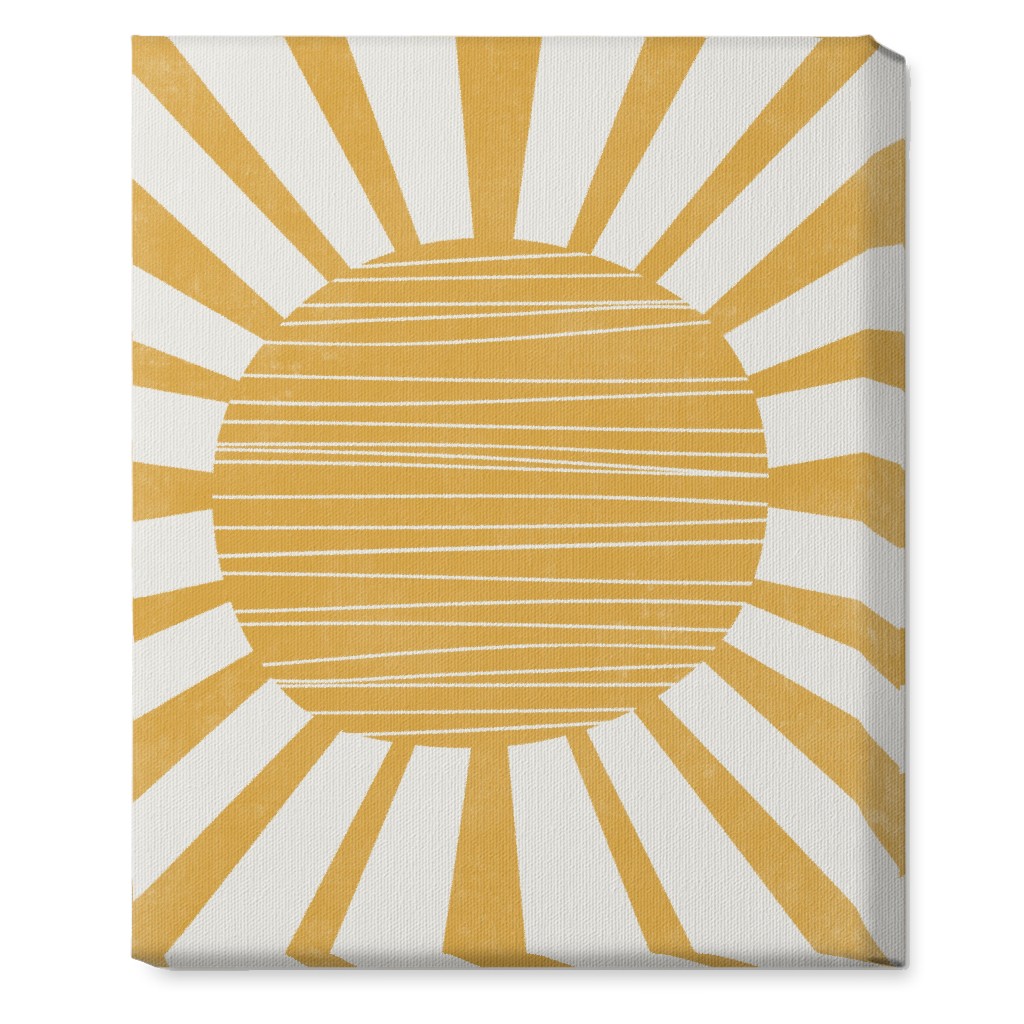 Sun Glow Yellow and Beige Wall Art Shutterfly