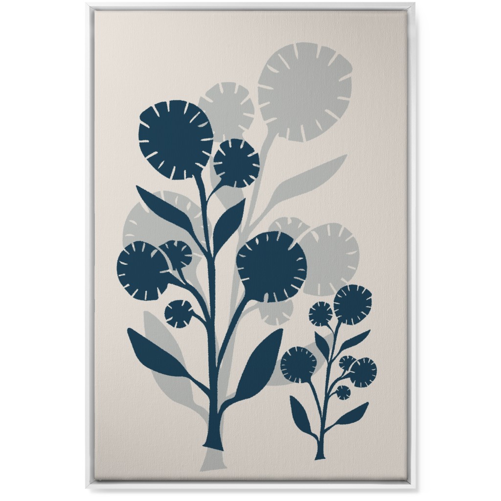 White Flower Canvas Wall Art Shutterfly