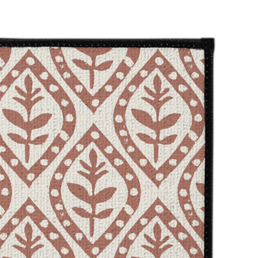 Molly's Print Terracotta Door Mat Shutterfly