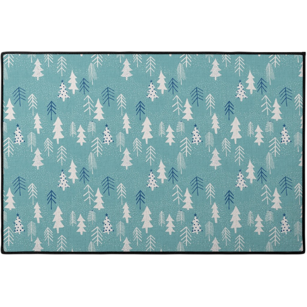 Evergreen Forest Door Mat Shutterfly