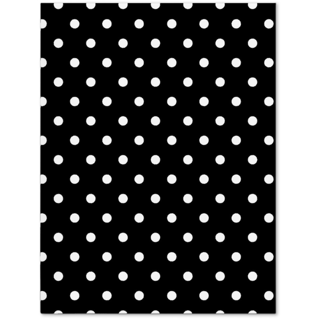 Dotty White on Black Journal Shutterfly