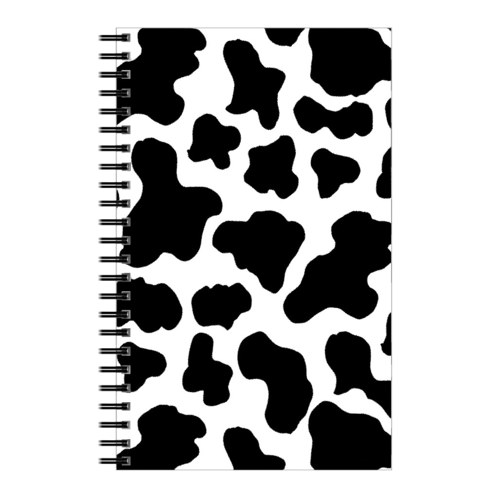 Cow Print Black and White Notebook Shutterfly