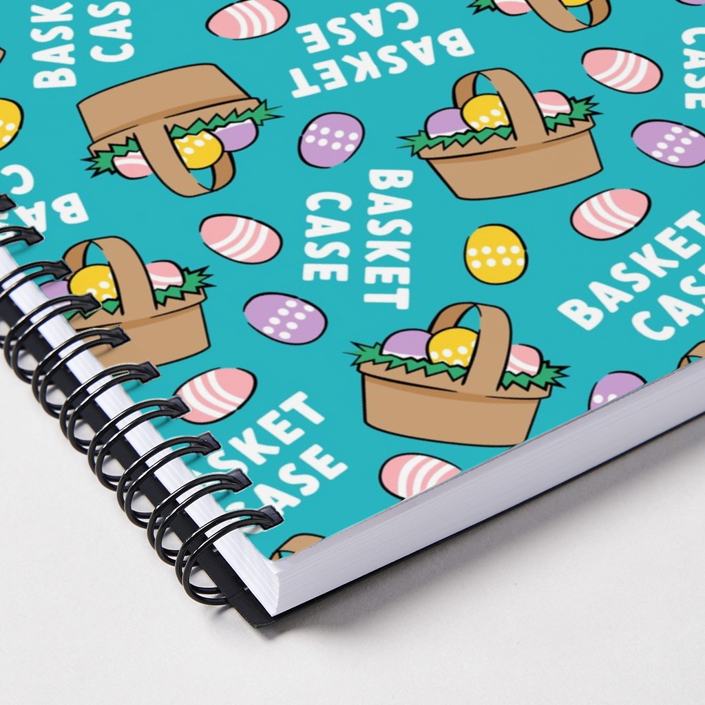 Basket Case Basket and Eggs Blue Notebook Shutterfly