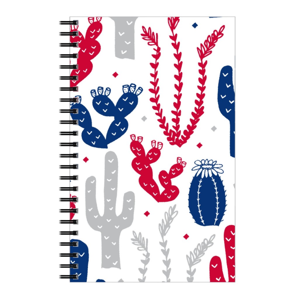 Arizona Backyard Red, White and Blue Notebook Shutterfly