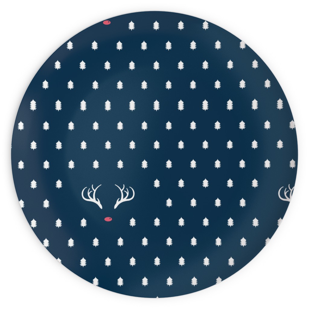 Blue Christmas Plates Shutterfly