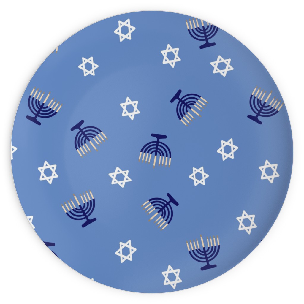 Hanukkah Blue Plates Shutterfly