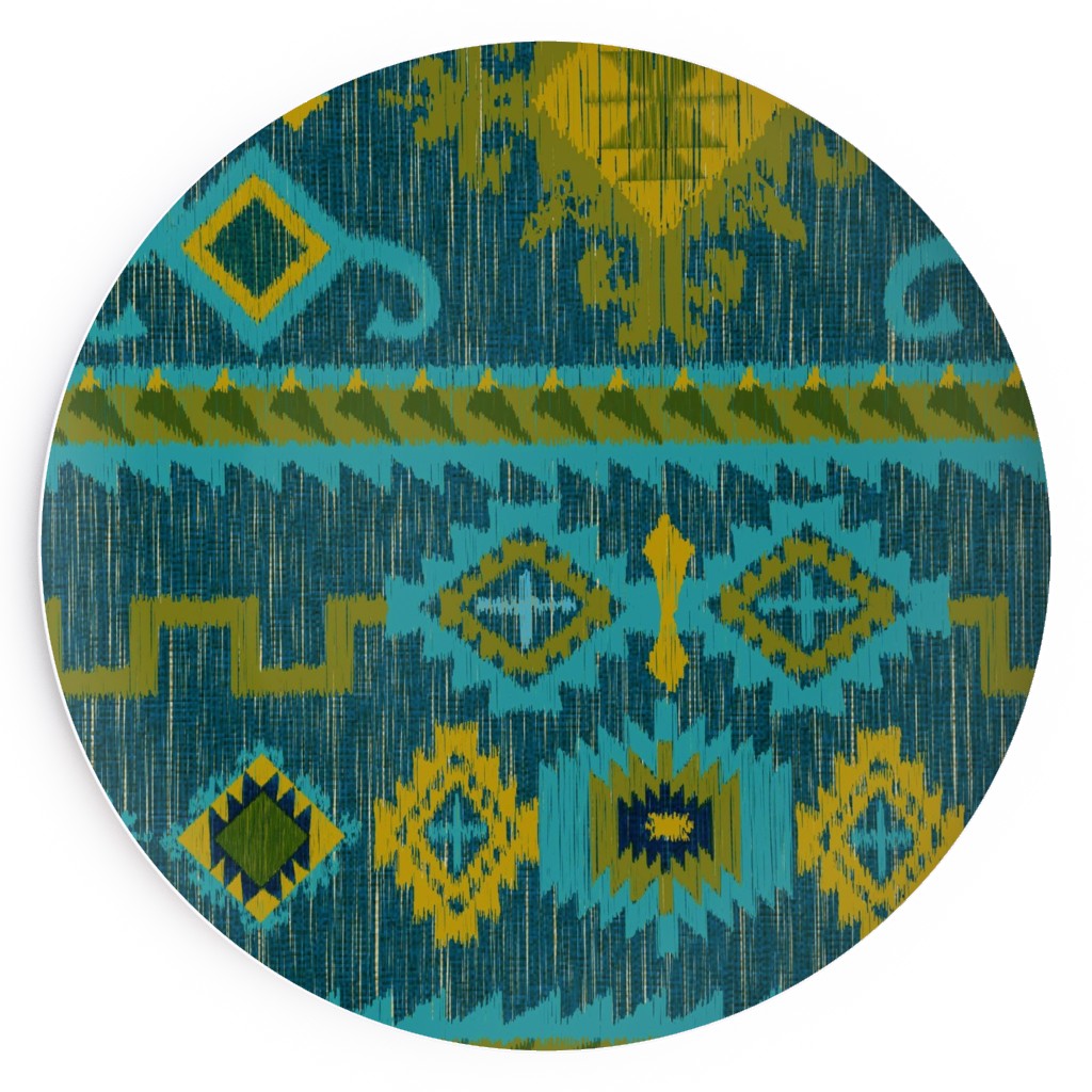 Kilim Ocean Tones Salad Plate Shutterfly