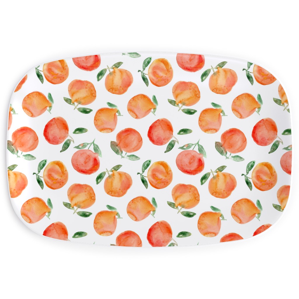 Watercolor Oranges Orange Serving Platter Shutterfly