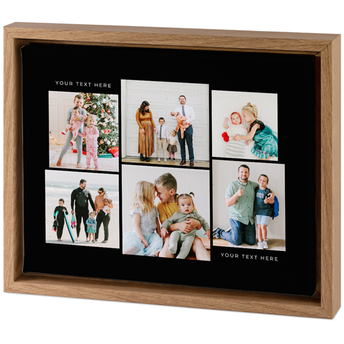 Gallery of Six Tabletop Framed Canvas Print by Shutterfly Shutterfly