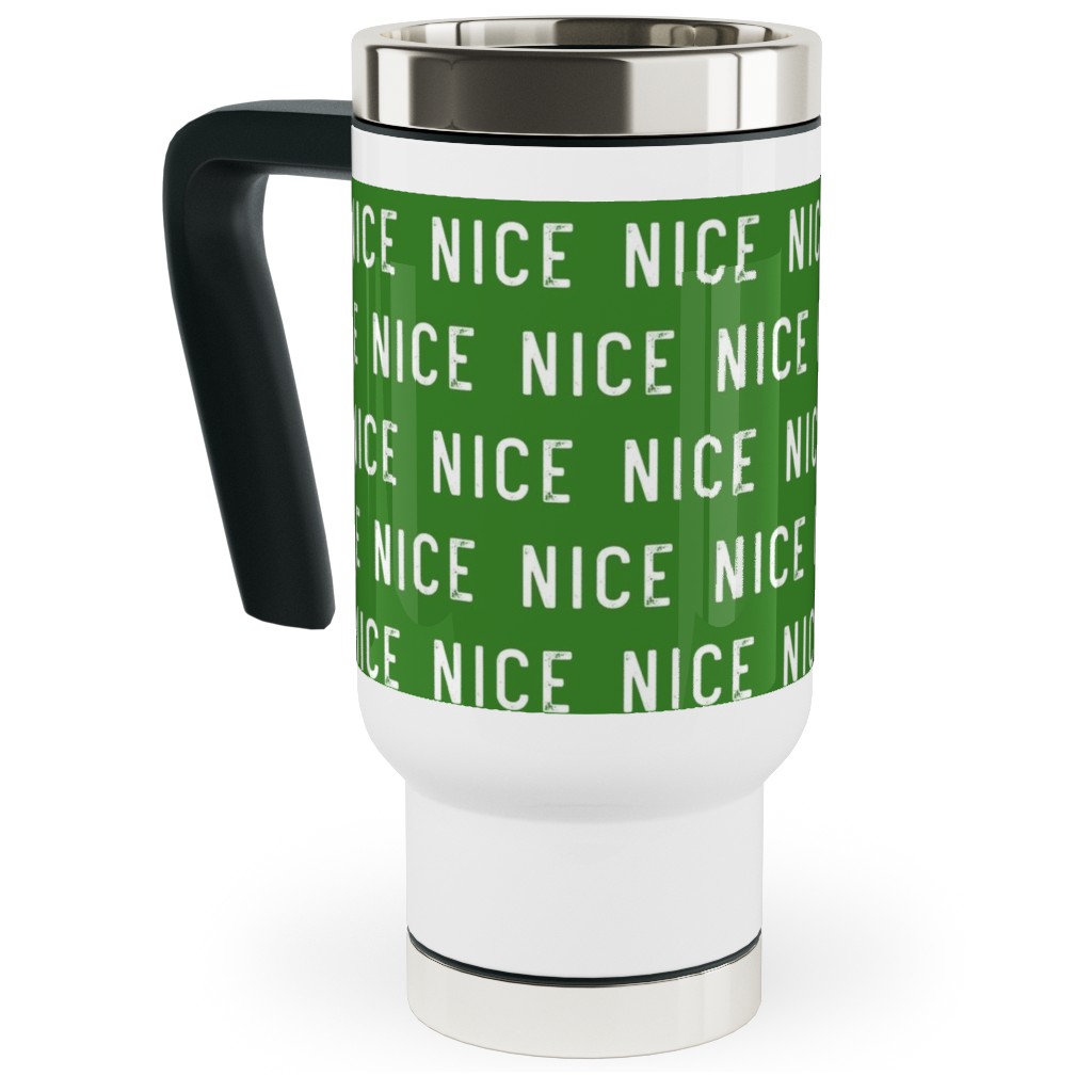 Nice Green Travel Mug with Handle Shutterfly