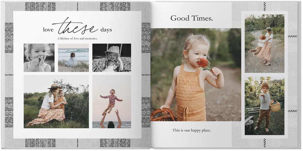 Black and White Rustic Photo Book Shutterfly