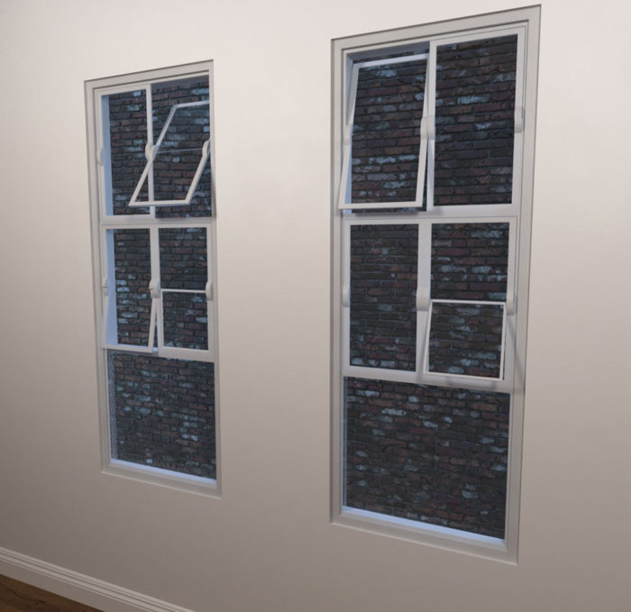 Antique Windows Free 3D Model Building Tools