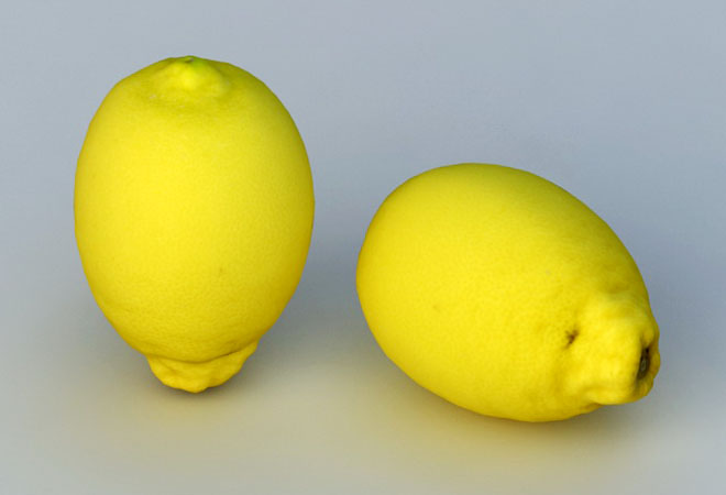 Fresh Lemon Free 3d Model Free C4d Models