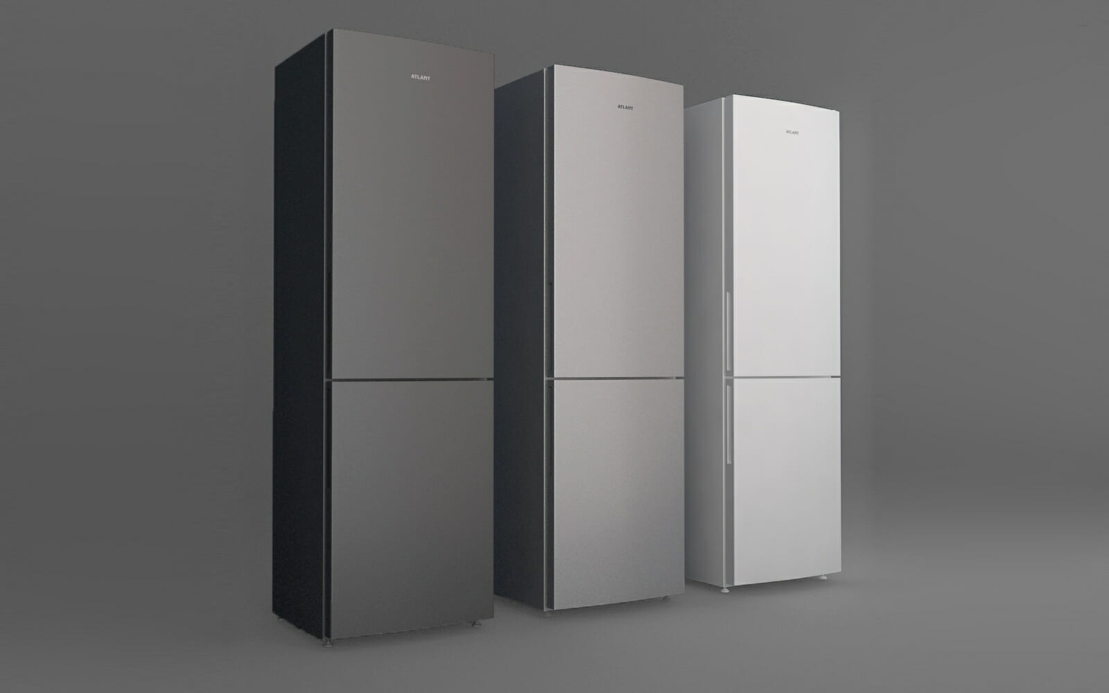 Modern Refrigerator 3D Model Appliances